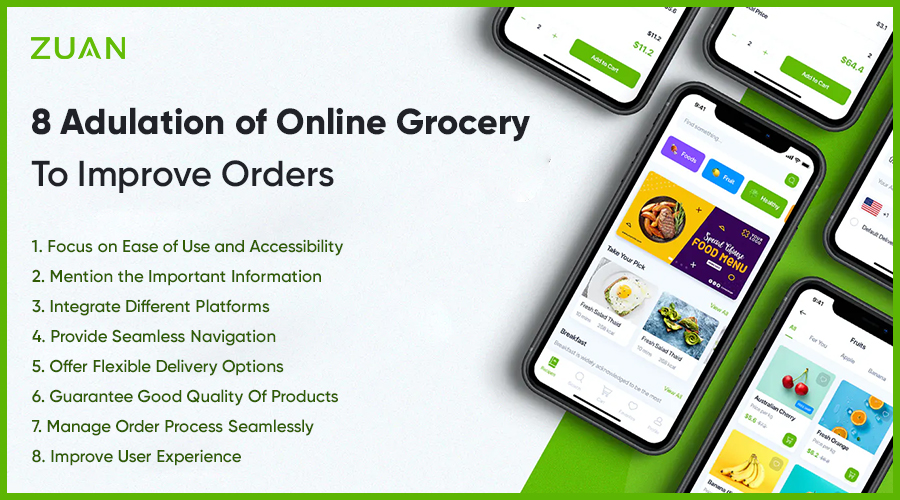 8 Adulation Of Online Grocery To Improve Orders