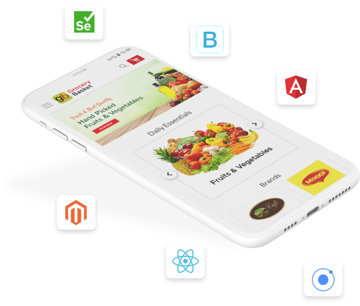 grocery shopping software web mobile app